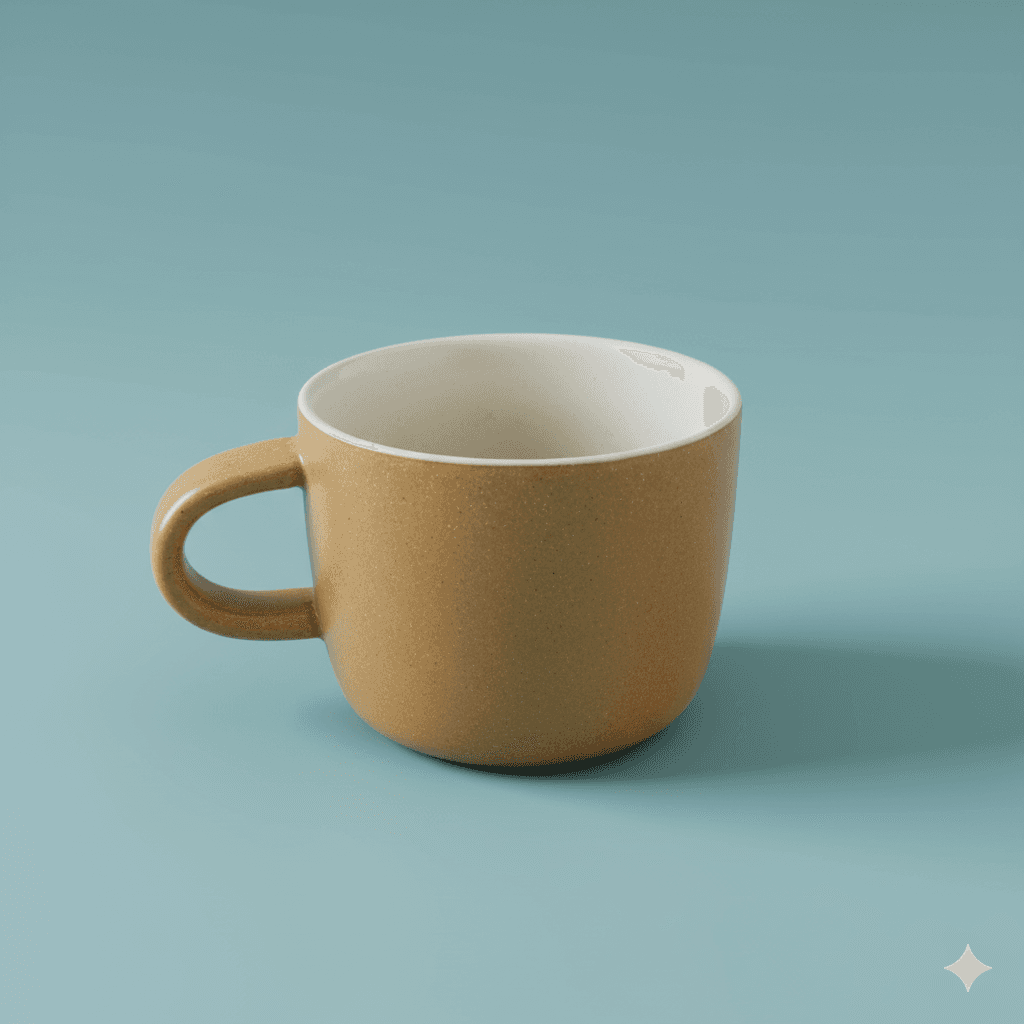 Orange Light Speckled Mug